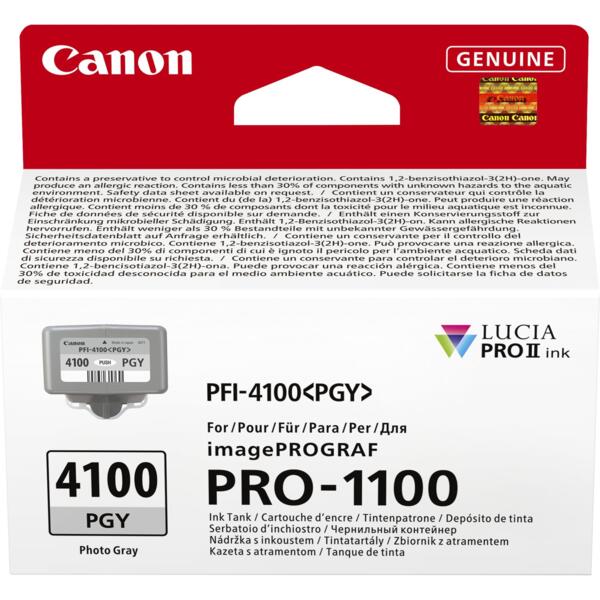 Картридж Canon PFI-4100 imagePROGRAF PRO-1100 Photo Gray (6784C001)