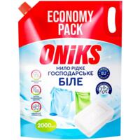 Жидкое хозяйственное мыло Oniks белое дой-пак 2000 г
