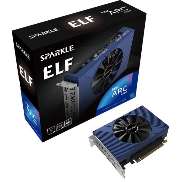 

Видеокарта SPARKLE ARC A380 6GB GDDR6 SA380E-6G (SA380E-6G)