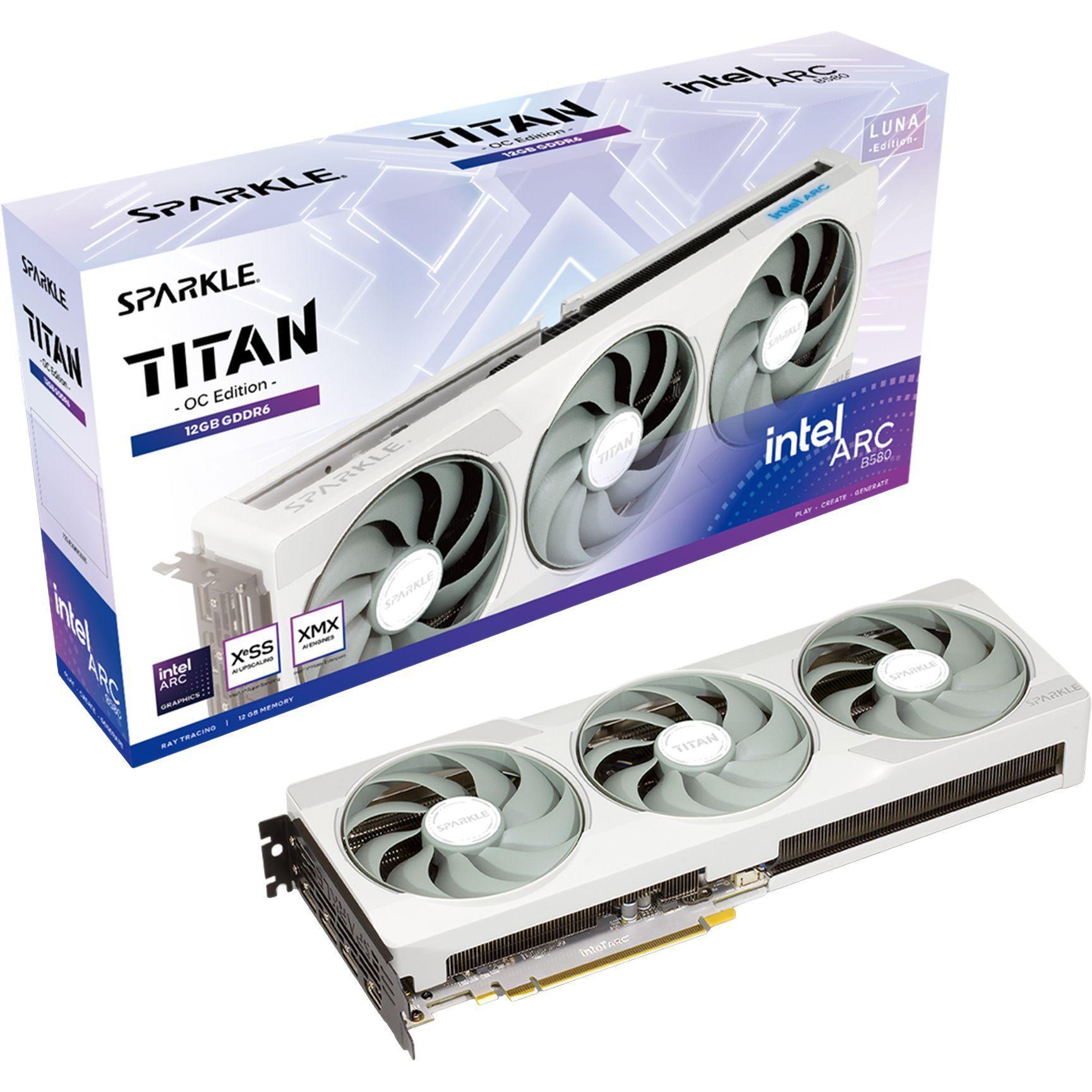 Видеокарта SPARKLE ARC B580 12GB GDDR6 SB580TW-12GOC (SB580TW-12GOC) фото 1