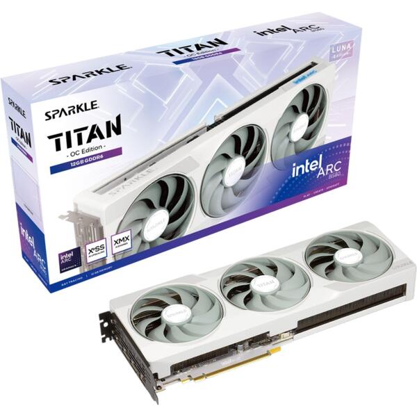 

Видеокарта SPARKLE ARC B580 12GB GDDR6 SB580TW-12GOC (SB580TW-12GOC)