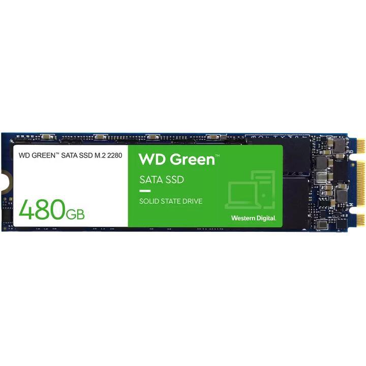 SSD накопичувач WD SATA M.2 480GB 6GB/S GREEN (WDS480G3G0B)фото1