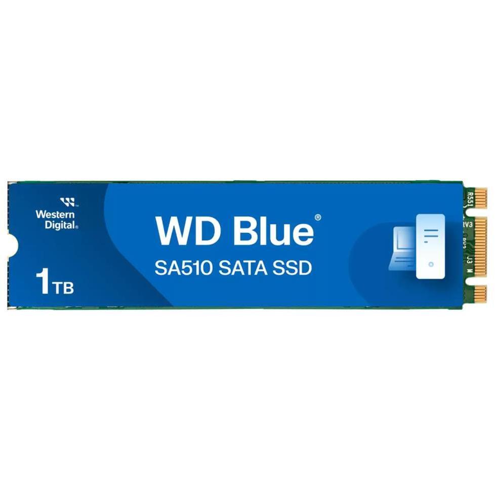 SSD накопичувач WD SATA M.2 1TB 6GB/S BLUE SA510 (WDS100T3B0B)фото1