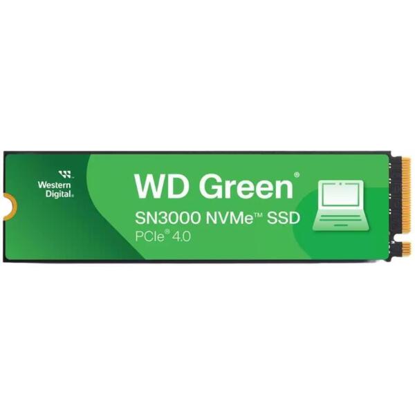 

SSD накопитель WD G4 M.2 NVME 2TB GREEN SN3000 (WDS200T4G0E)