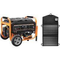 Генератор бензиновий Neo Tools 230В, 3кВт + сонячна панель Neo Tools 15Вт, 2xUSB (04-730P)