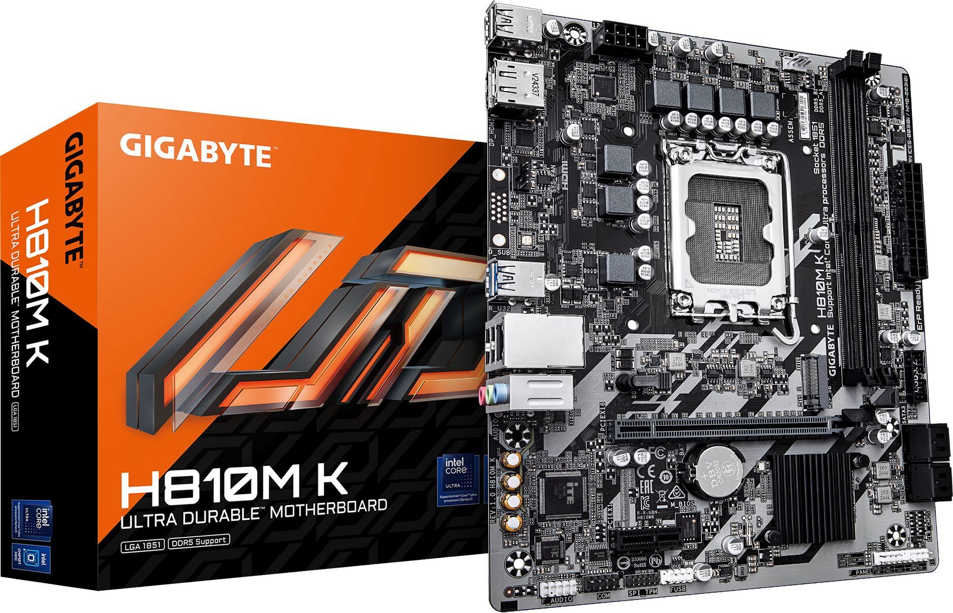 Материнская плата GIGABYTE H810M K s1851 H810 (H810M_K) фото1
