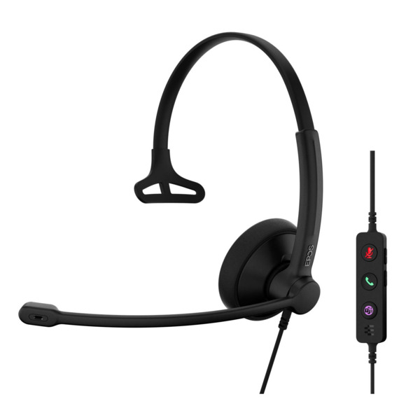 Гарнитура компьютерная моно On-Ear EPOS IMPACT 100 MS, USB C + A Black (1001419)