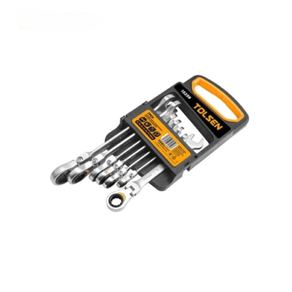 

Ключи гаечные Tolsen, комбинированные, шарнирные, 8-19мм, р 7шт (15259)