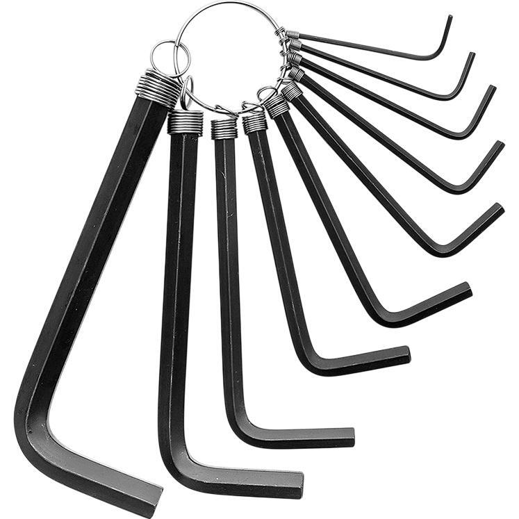 Ключі шестигранні Tolsen, Г-подібні, 1.5-10мм, CrV, 10шт (20051)фото1