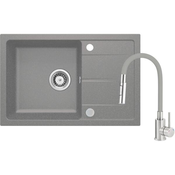 

Набор для кухни Deante Leda, мойка ZRD_S113 + смеситель BOC_S740 (ZRDGS113)