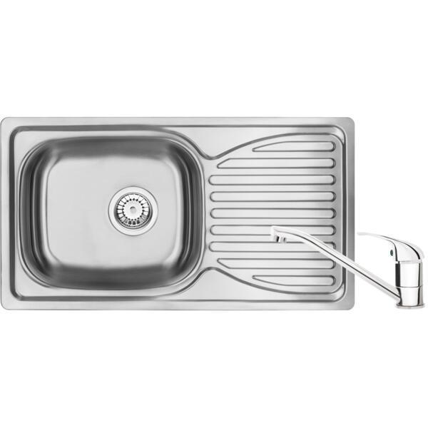 

Набор для кухни Deante Doppio, мойка ZEN_0113 + смеситель BYU_060M (ZENA0113)