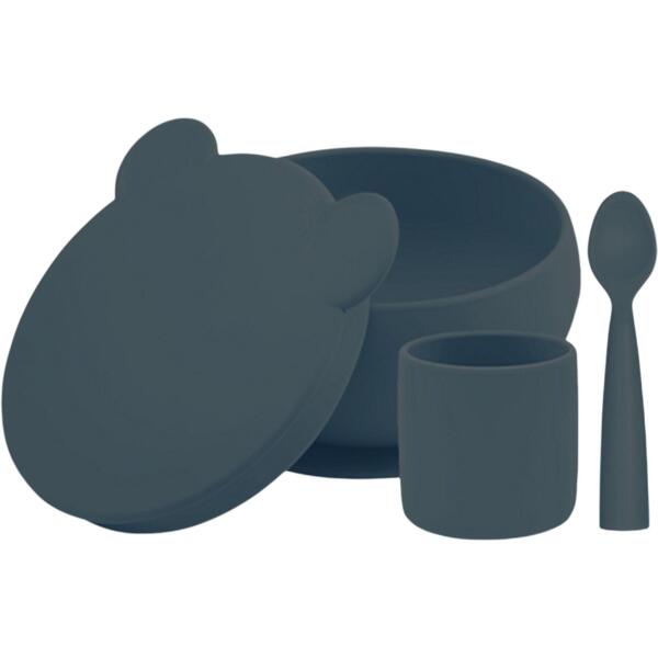 

Набор для кормления силиконовый MinikOiOi BLW Set I - Deep Blue (101070060)