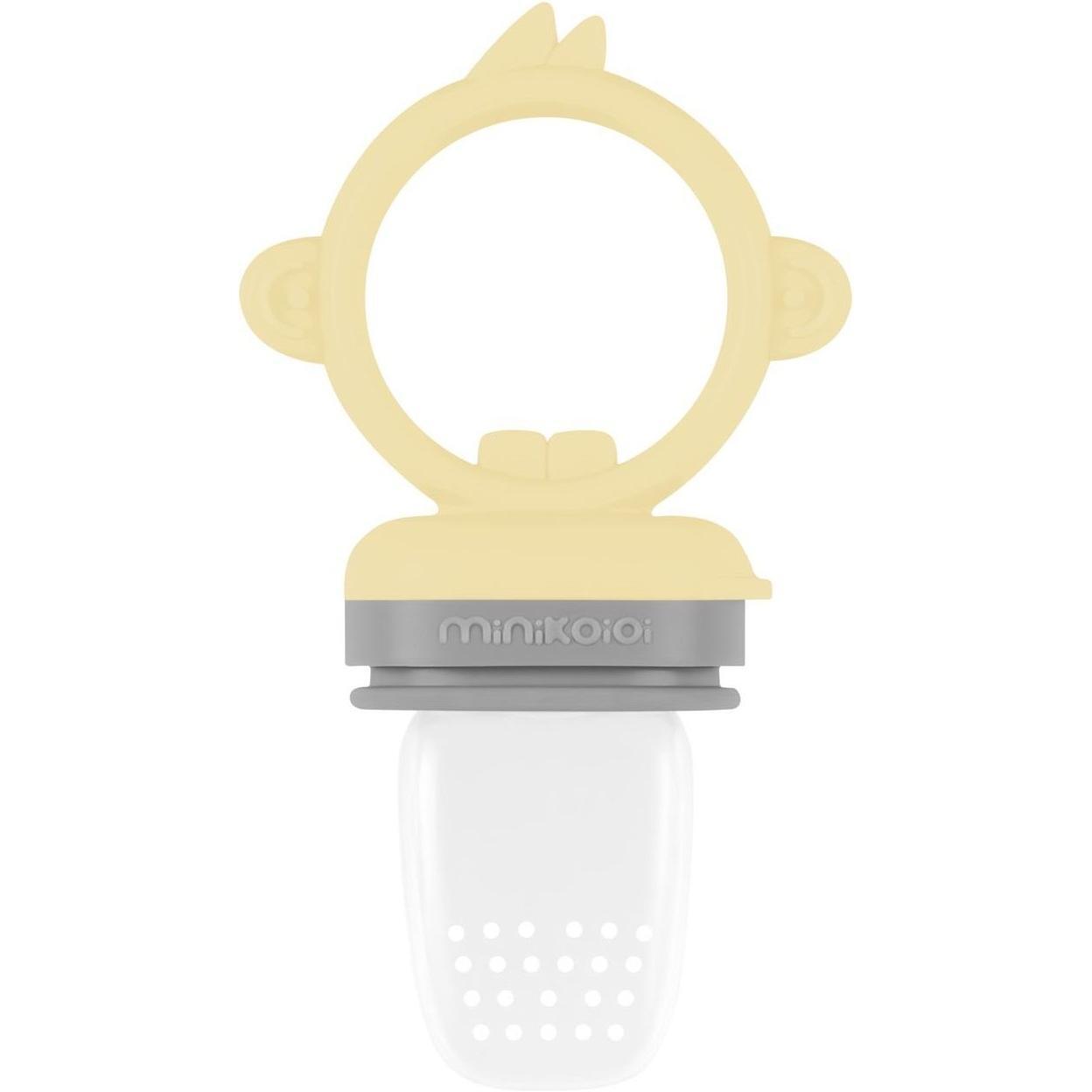 Ніблер силіконовий MinikOiOi Pulps - Mellow Yellow/Powder Grey (101130003)