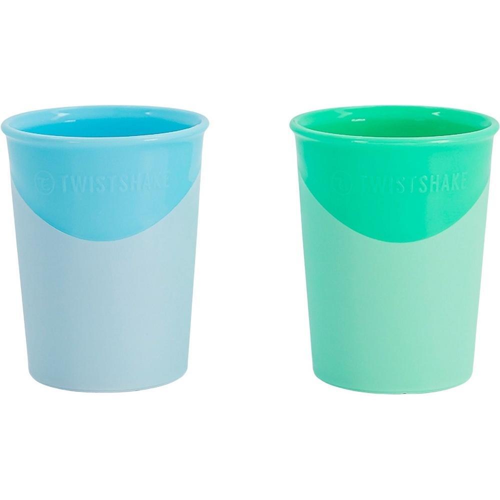 Чашки Twistshake Pastel Blue Green 170мл, 2шт, 6+ міс, (78115)фото1
