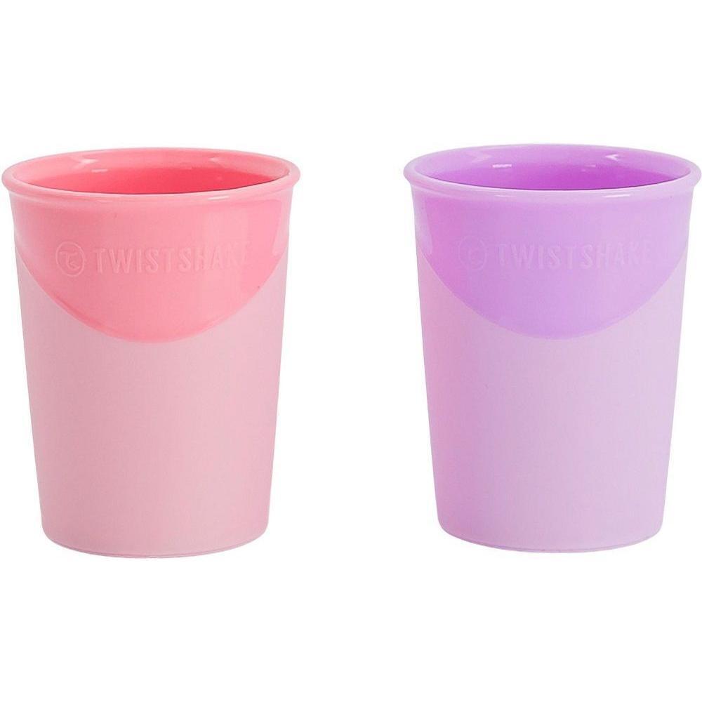 Чашки Twistshake Pastel Pink Purple 170 мл, 2шт, 6+ міс, (78114)фото1