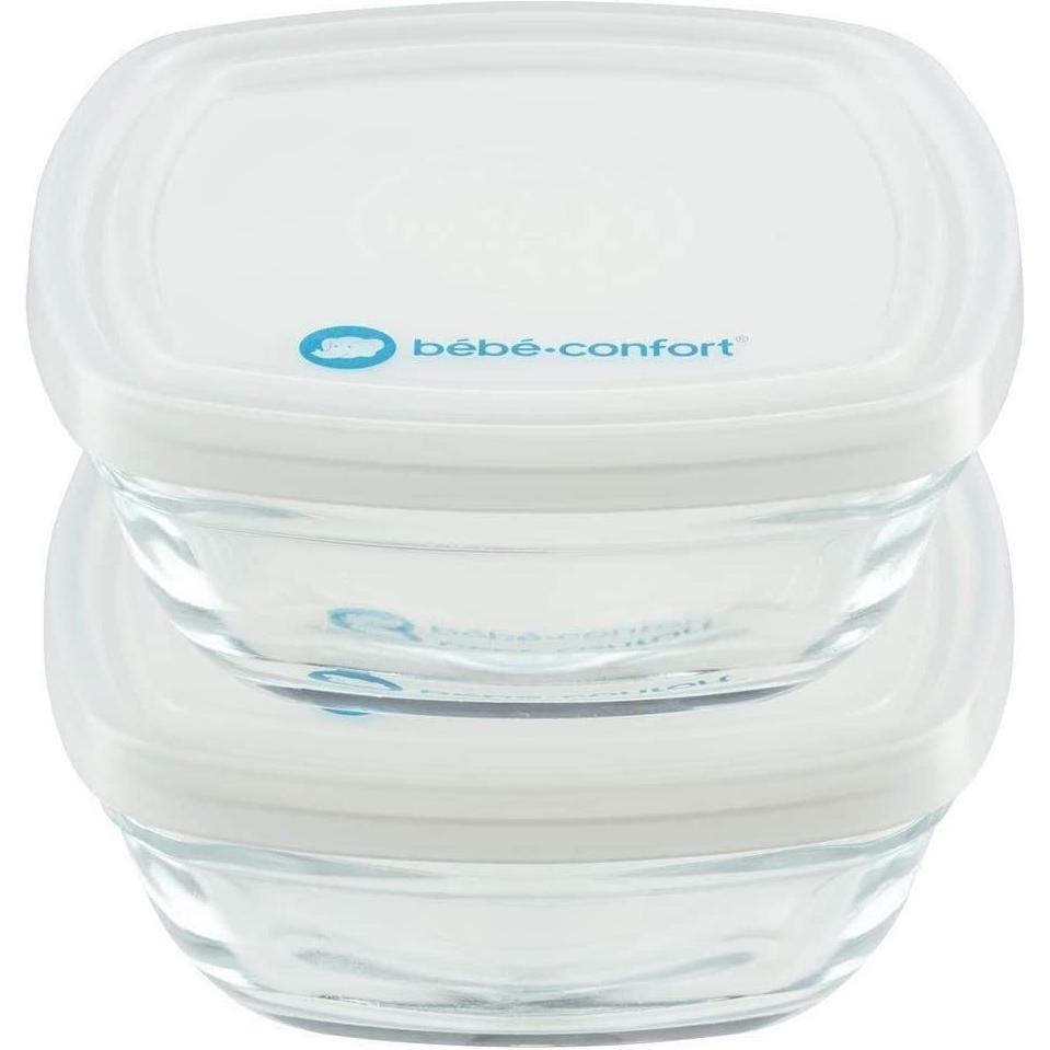 Скляні контейнери для їжі Bebe Confort 2 шт. 4+ міс (3105209200)фото1