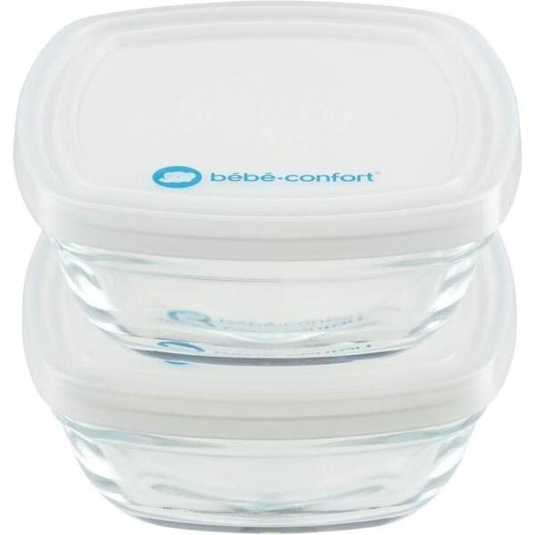 

Стеклянные контейнеры для еды Bebe Confort 2 шт. 4+ мес (3105209200)