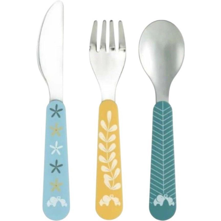 Набір металевих столових приборів Bebe Confort Little Buddies 3шт (3105209910)фото1