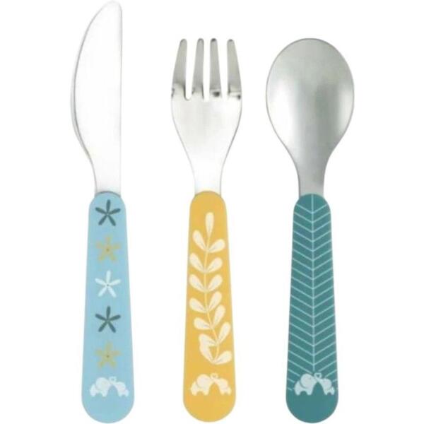 

Набор металлических столовых приборов Bebe Confort Little Buddies 3шт (3105209910)