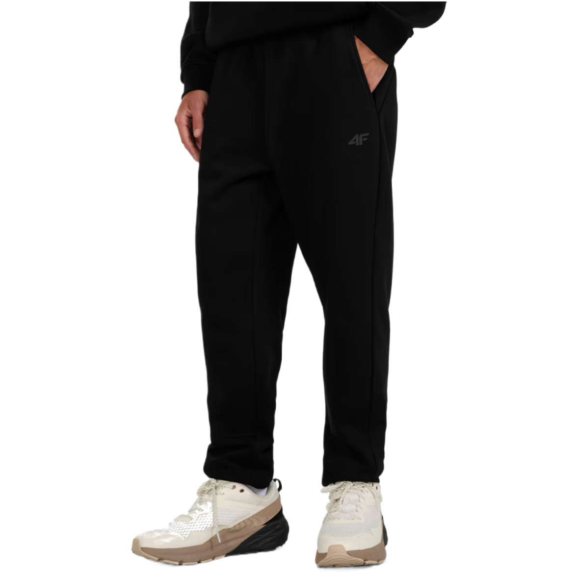 Брюки спорт мужские 4F Trousers Cas 4FWAW25TTROM1251-20S S черные фото 1