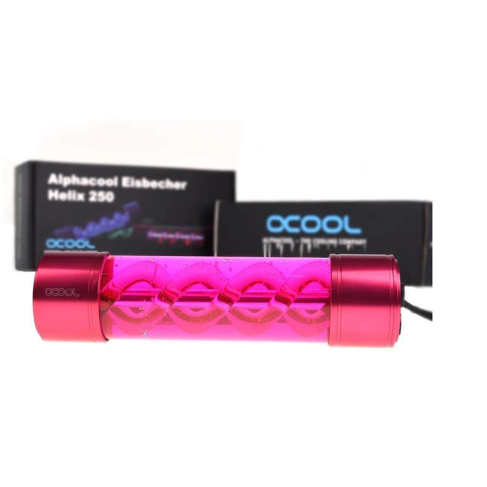 Резервуар для системи рідинного охолодження ALPHACOOL Helix Red 250mm (15300)фото1