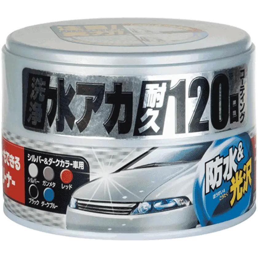 Мягкий воск для темных авто SOFT99 Coating & Cleaning Wax Silver & Dark 230г фото 1