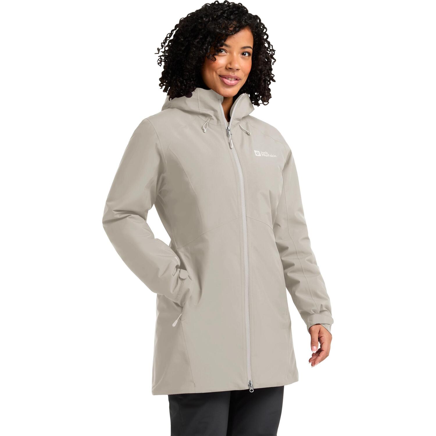 Куртка зимова жіноча Jack Wolfskin Heidelstein Ins Jkt W 1115681_A0056 S бежевая