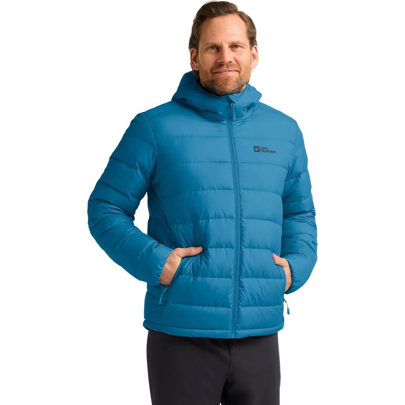 Пуховик мужской Jack Wolfskin Ather Down Hoody M Rds 1207671_8026 L голубой
