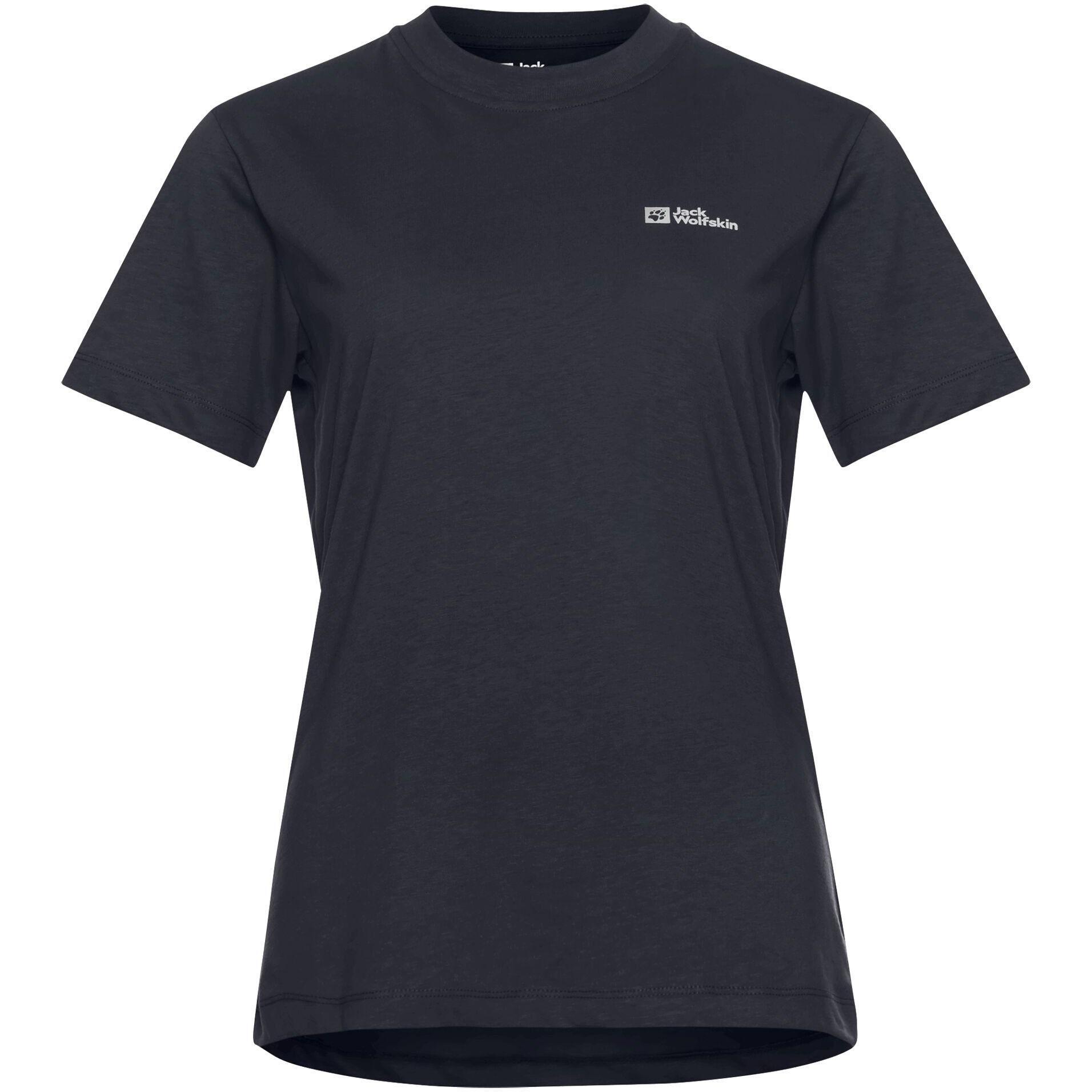 Футболка женская Jack Wolfskin Essential T W 1808352-C0413 XXL темно-синяя фото 1