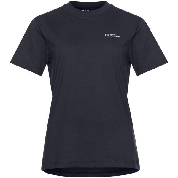 Футболка женская Jack Wolfskin Essential T W 1808352-C0413 S темно-синяя