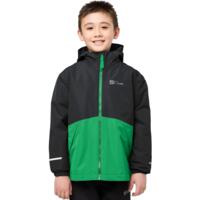 Куртка детская Jack Wolfskin Iceland 3In1 Jacket K 1610081-E0206 164 черный/зеленый