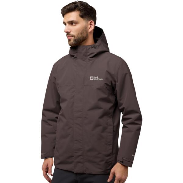 

Куртка мужская Jack Wolfskin Altenberg 3In1 Jkt M A61864-D0108 S коричневая
