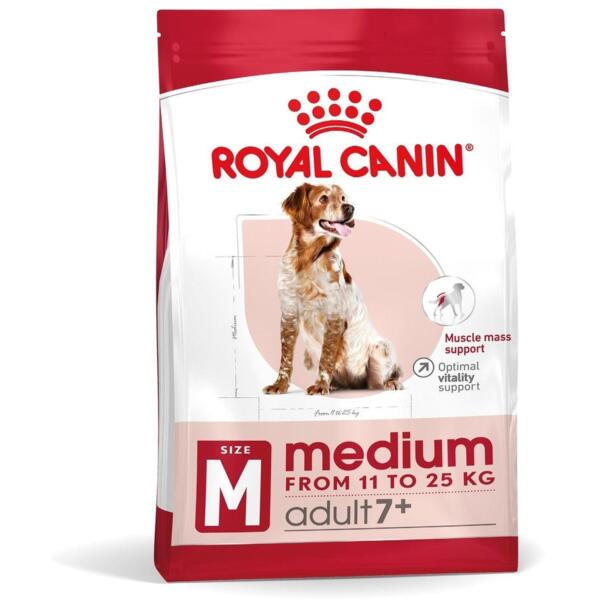 

Сухой корм для собак Royal Canin Medium Adult 7+ средних пород старше 7 лет 15 кг
