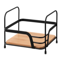 Полиця Ardesto Minimalism 1-ярусна 16х15.5х13.5см, чорна (ARHK4501BB)