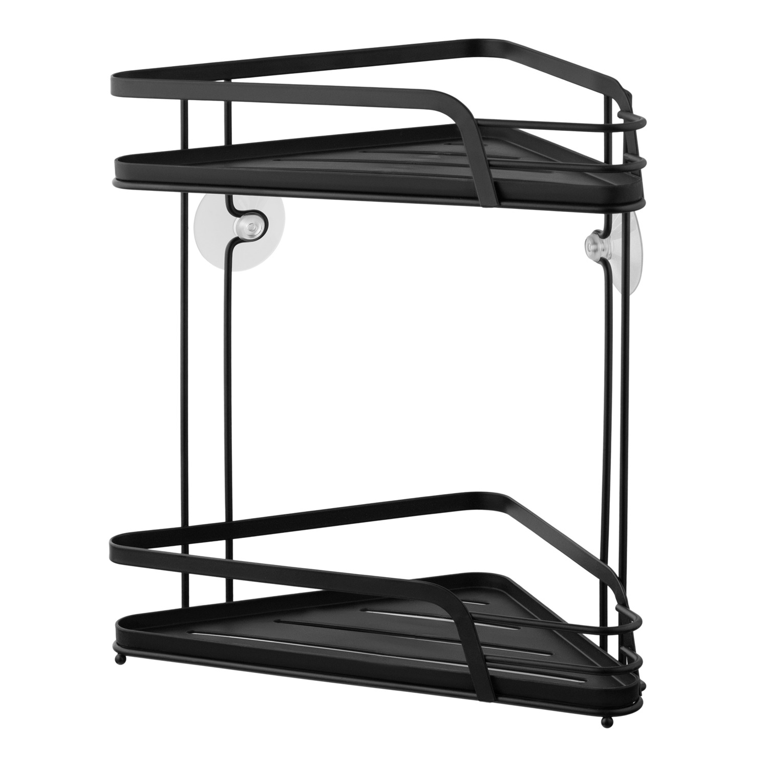 Полиця кутова Ardesto Vigor 2-ярусна 22см, чорний (ARHK4503PB)фото