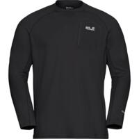 Реглан мужской Jack Wolfskin Prelight Trail Crew M L черный