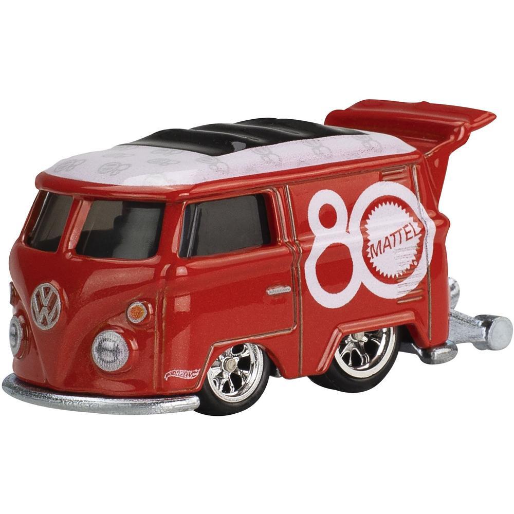 Колекційна модель Hot Wheels Volkswagen Kool Kombi Mattel 80th серії "Поп культура" (JBL68)фото1