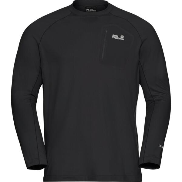

Реглан мужской Jack Wolfskin Prelight Trail Crew M M черный