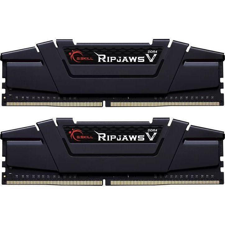 Пам’ять для ПК G.SKILL DDR4 64 ГБ (2x32 ГБ) 3600 МГц CL16 Ripjaws V Black (F4-3600C16D-64GVK)фото1