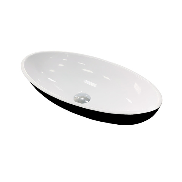 

Раковина Adamant Andere New, 590х295х130мм черно-белая (100003856)