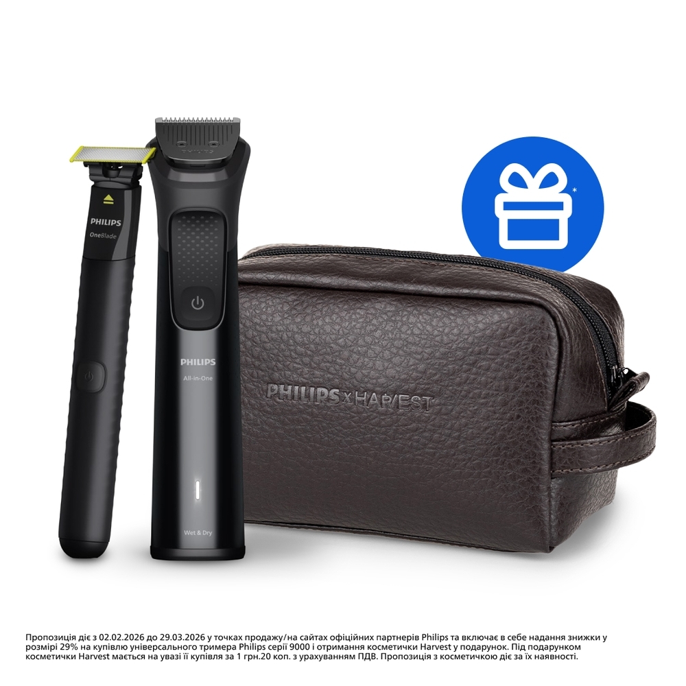 Універсальний тример Philips MG9690/30 серії 9000 (25-в-1)фото1