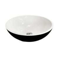 Раковина Adamant Kreis 420х150мм чорно-біла (100003873)