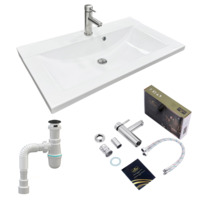 Набор для ванной Adamant Quanto 80, с сифоном Click-Clac (4824296208201)