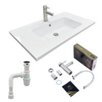 Набір для ванної Adamant Flate 80, з сифоном Click-Clac (4824296207801)