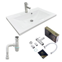 Набір для ванної Adamant Quanto 70, з сифоном Click-Clac (4824296208101)