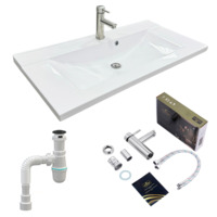 Набір для ванної Adamant Quanto 90, з сифоном Click-Clac (4824296208301)