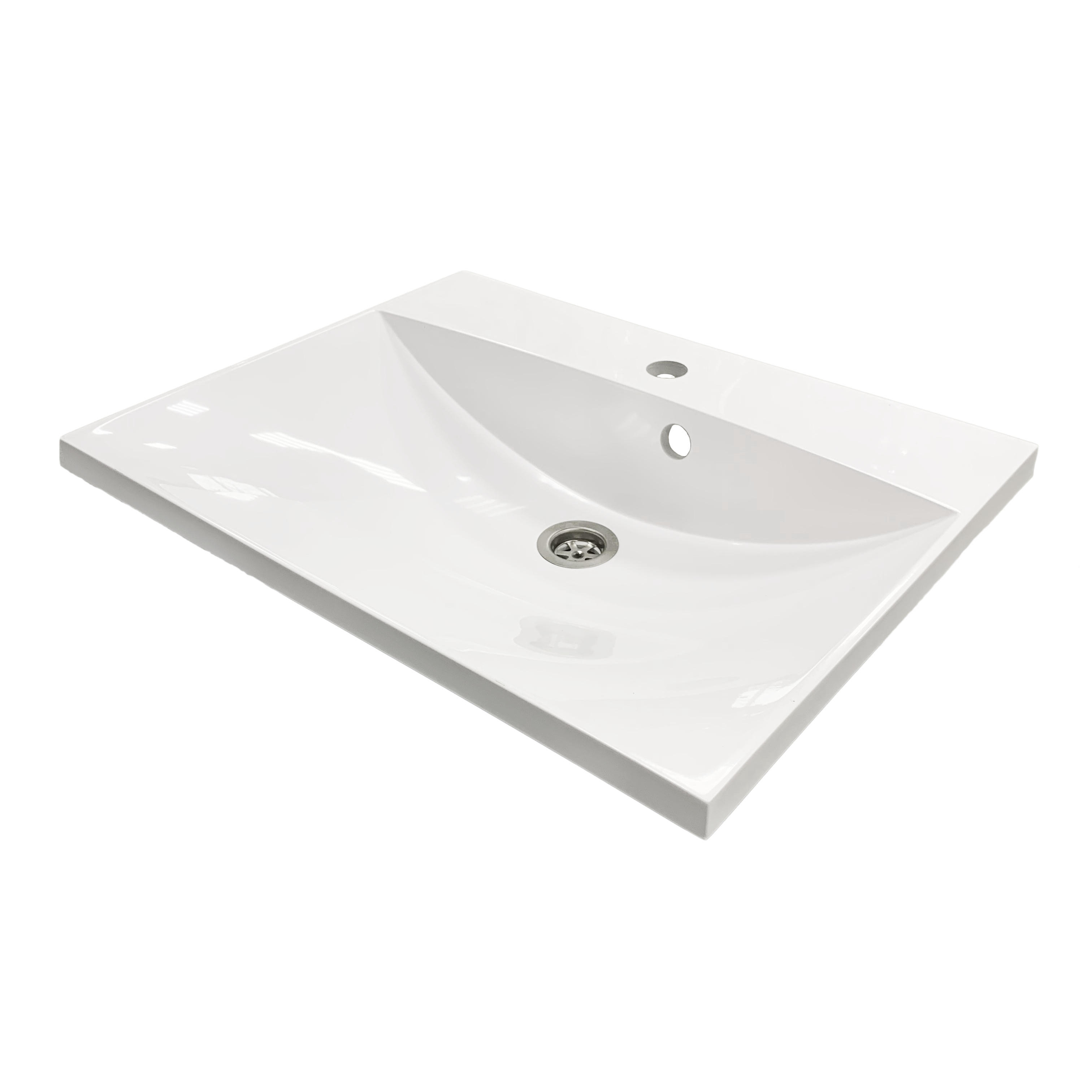 Раковина Adamant Emil 595х455х138мм біла (4824296201401)фото1