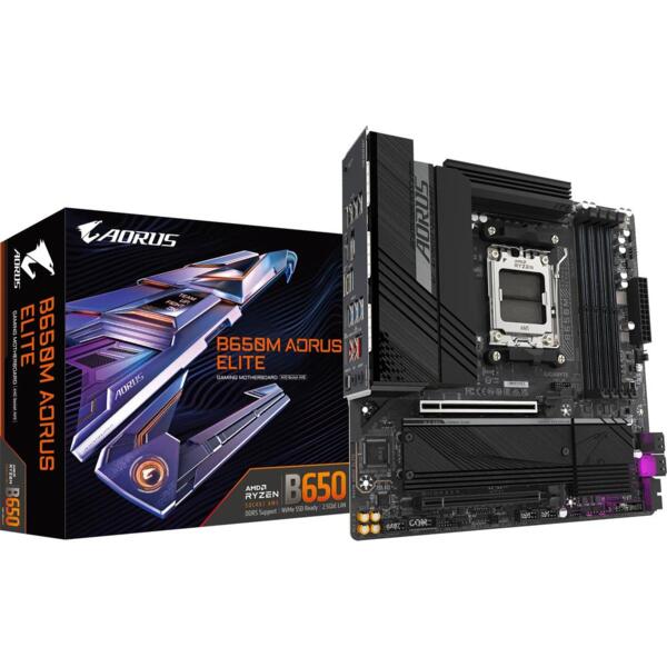 Материнская плата GIGABYTE AMD B650 SAM5 MATX (B650M_AORUS_ELITE)