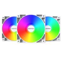 Набор из трех вентиляторов для корпуса 120MM (GF120R V2 ARGB PWM 3I1 (W) )