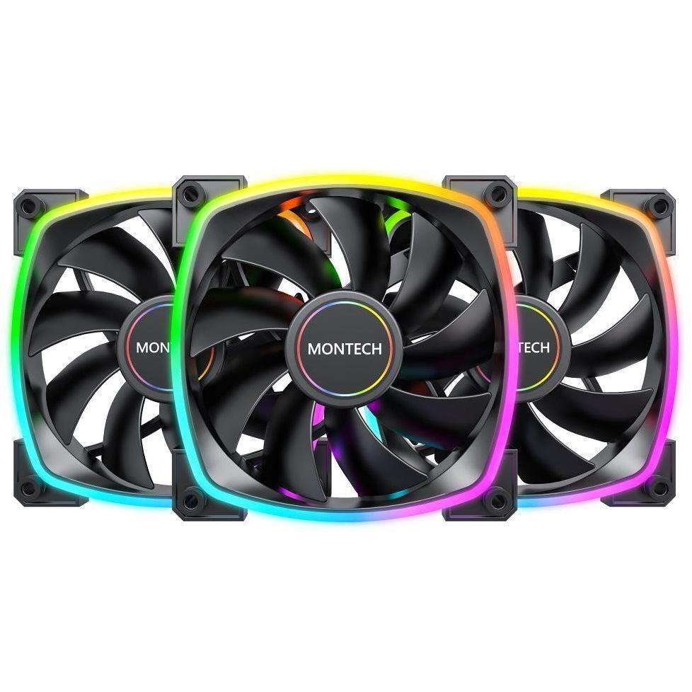 Корпусный вентилятор MONTECH 120MM (AX120(B3I1) ) фото 1